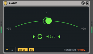 Ableton Live Tuner Device