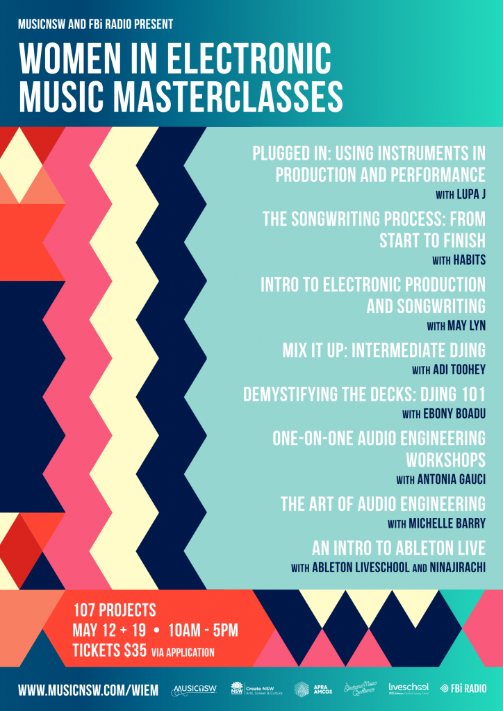 Women In Electronic Music Masterclass 107 Projects Redfern