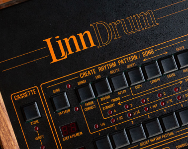 alt="LinnDrum x Neve drum pack interface showing macro controls and sound shaping parameters"